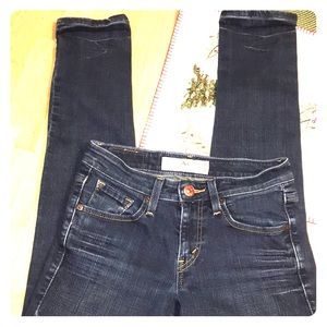Levi 503 skinny distressed